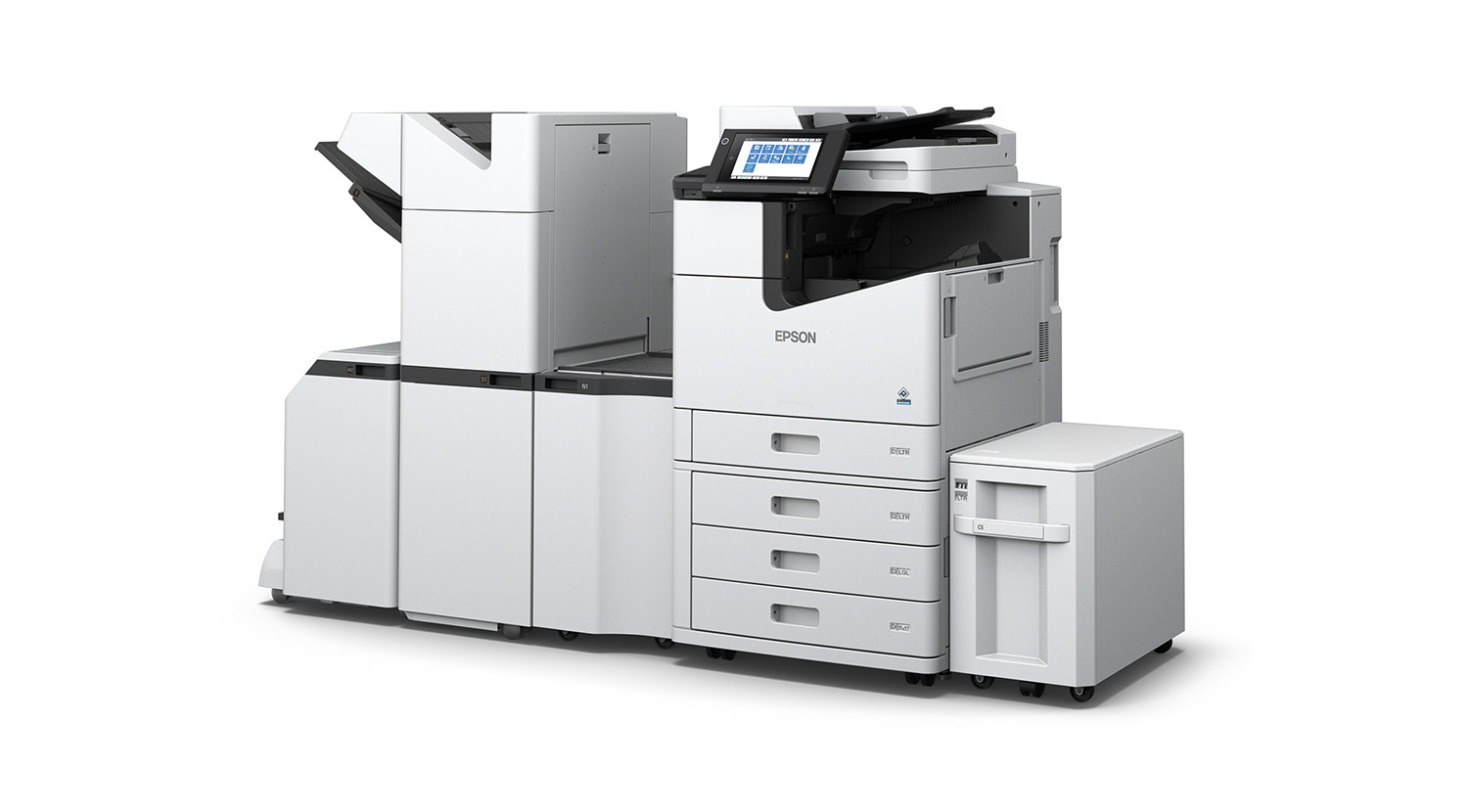 Epson WorkForce enterprise WF-C20750 with 5 extensions, color, multi-function printer, perfect for satisfying large workgroups and departments needs