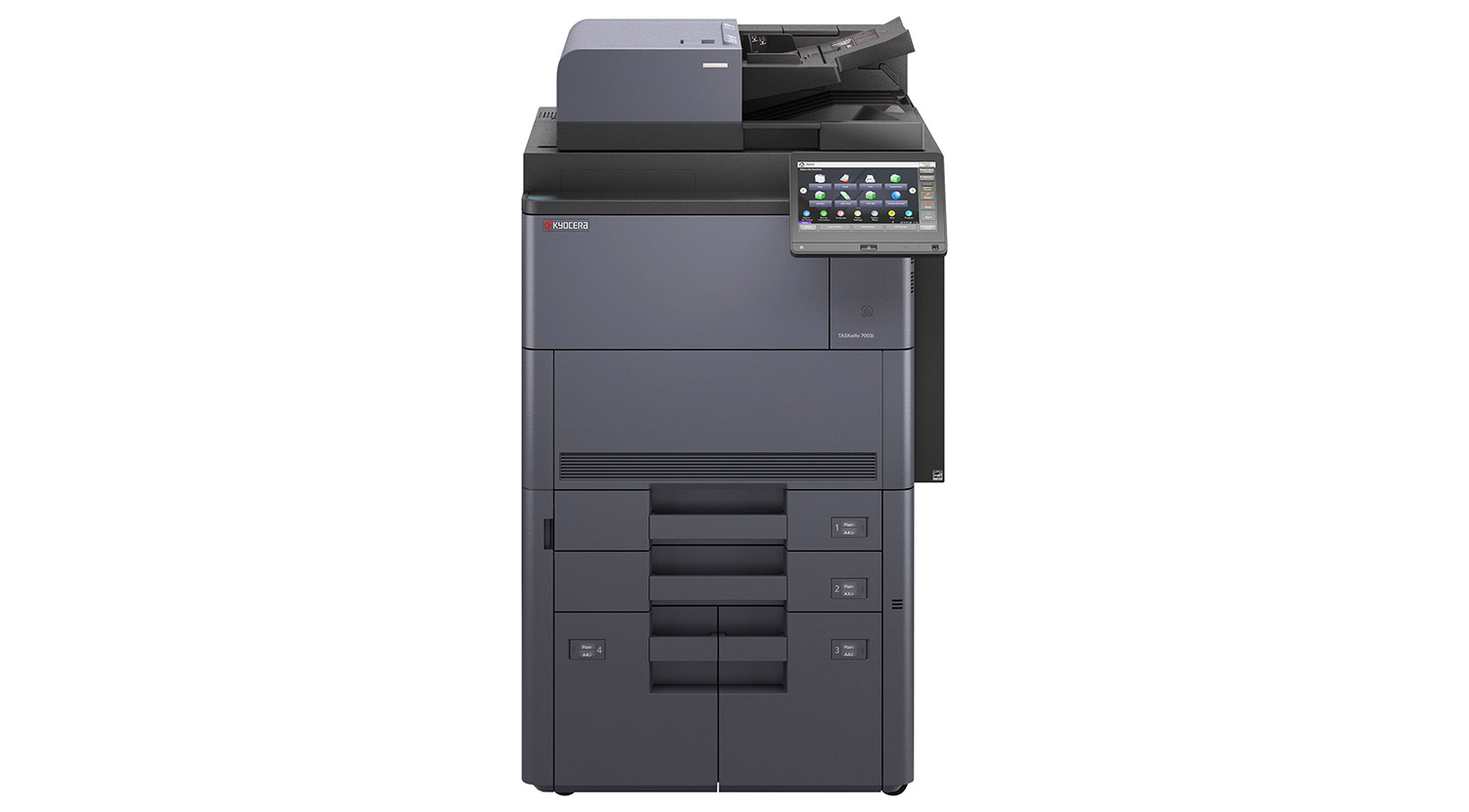 Kyocera TASKalfa 7003 small, A3, black and white, multi-function printer, with unbeatable reliability, flexibility and consistency