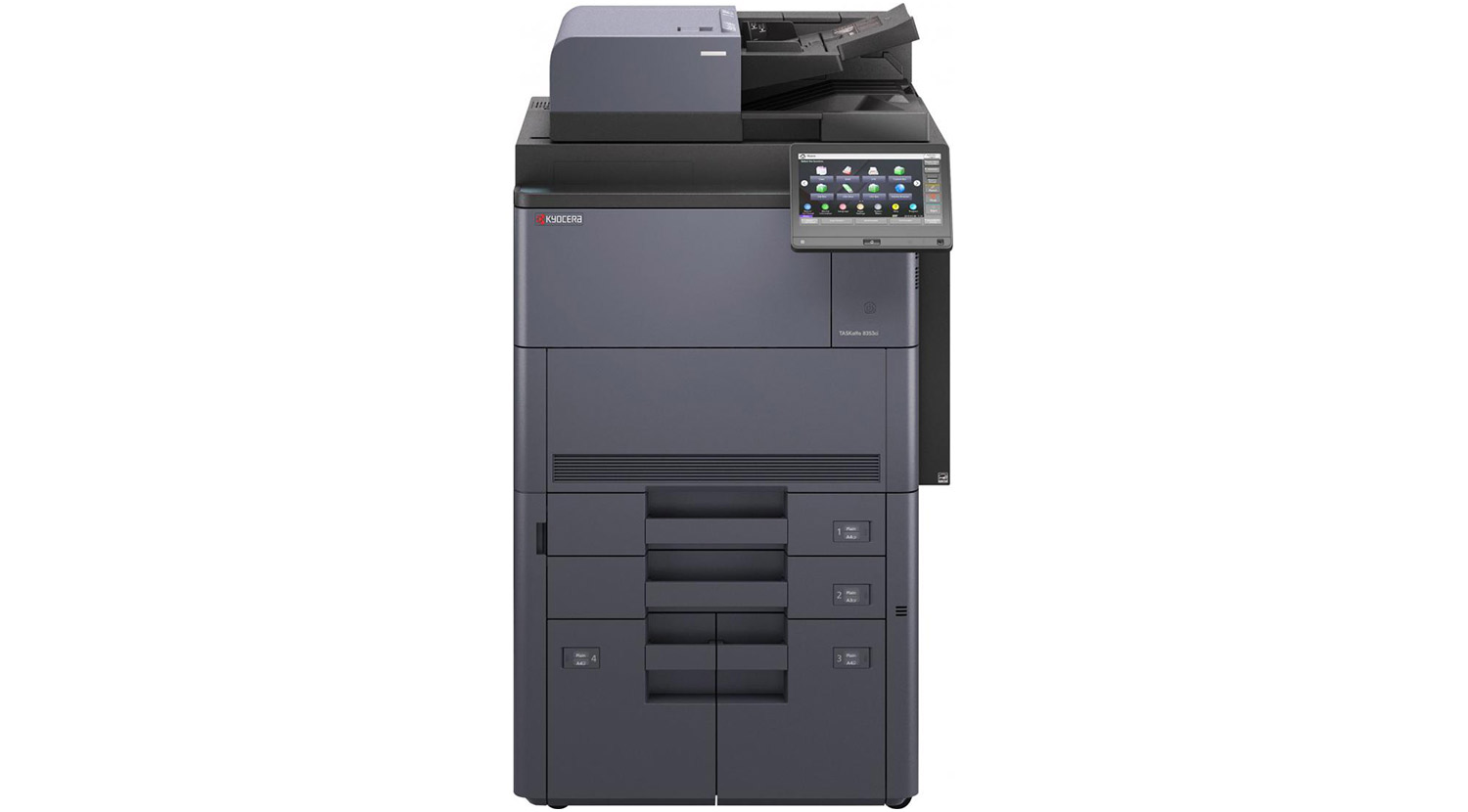 Kyocera TASKalfa 8353 small, A3, color, multi-function printer, with unbeatable reliability, flexibility and consistency