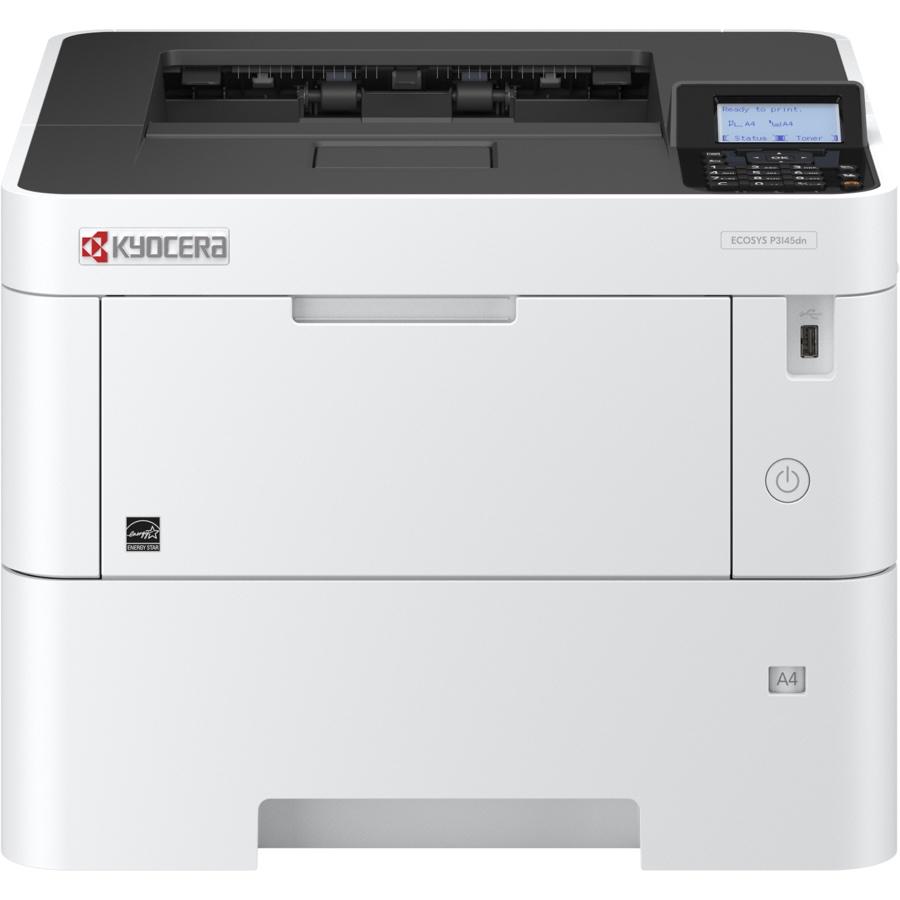 Kyocera ECO-SYS p3145, A4, black and white, single-function printer, ideal for businesses that demand exceptional performance, reliability and versatility