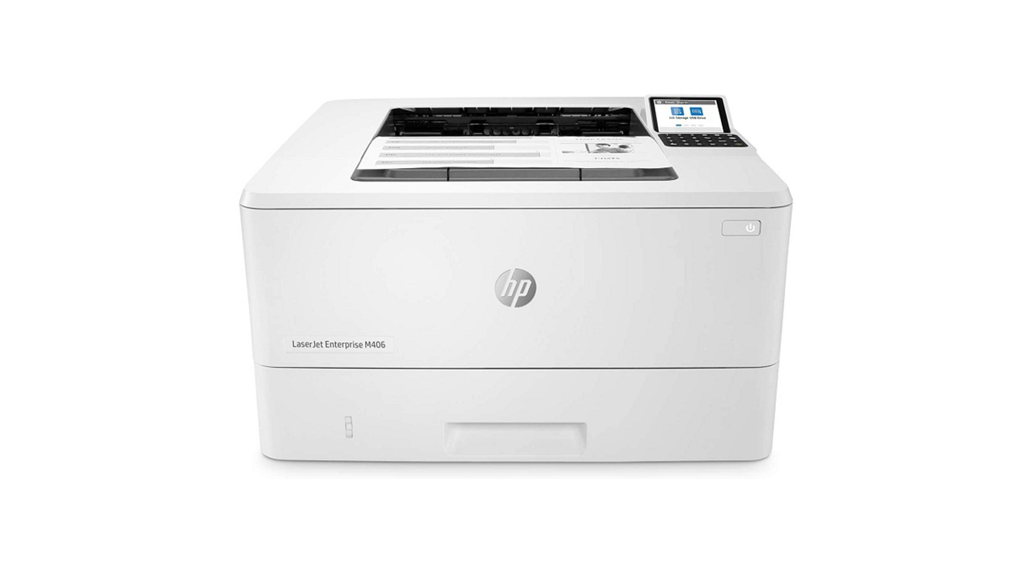 HP M406 MICR, A4, black and white, single-function printer, makes check printing easy and efficient for small to medium-sized businesses