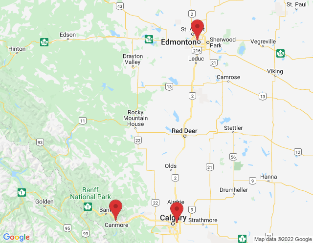 Map of Calgary